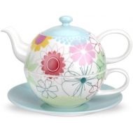 [아마존베스트]Portmeirion Crazy Daisy Tea for One Teekanne Und Tasse