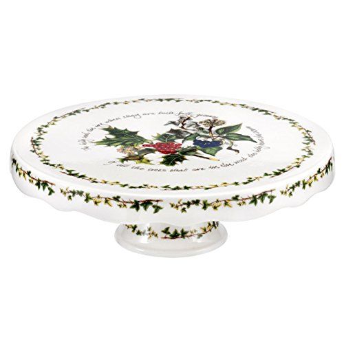  PORTMEIRION THE HOLLY & THE IVY Footed Cake Stand