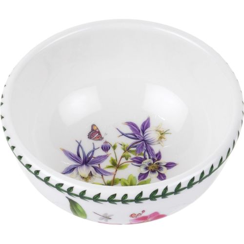  Portmeirion Exotic Botanic Garden Individual Fruit Salad Bowl with Dragonfly Motif, Set of 6