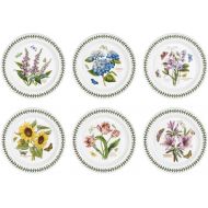 Portmeirion Botanic Garden Dinner Plates, Set of 6 Assorted Motifs