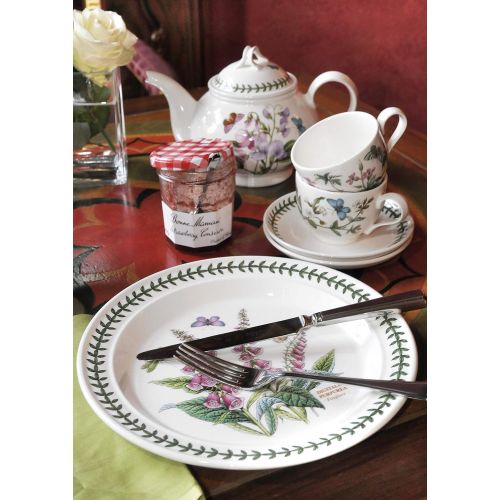  Portmeirion Botanic Garden Dinner Plates, Set of 6 Assorted Motifs