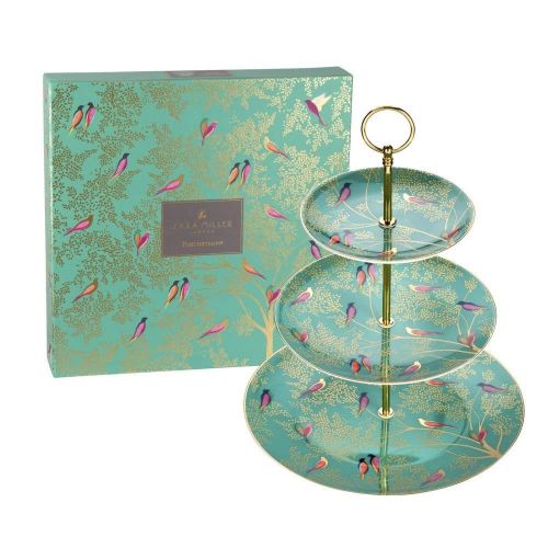  Portmeirion 3 tier cake stand Green