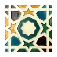 /PortugueseTreasures Portuguese Geometric Hispano-Arabe Replica Tiles