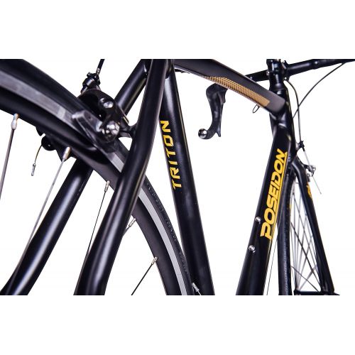  Poseidon Bike Poseidon TRITON Road Bike - Lightweight Aluminum Frame/Carbon Fiber Fork