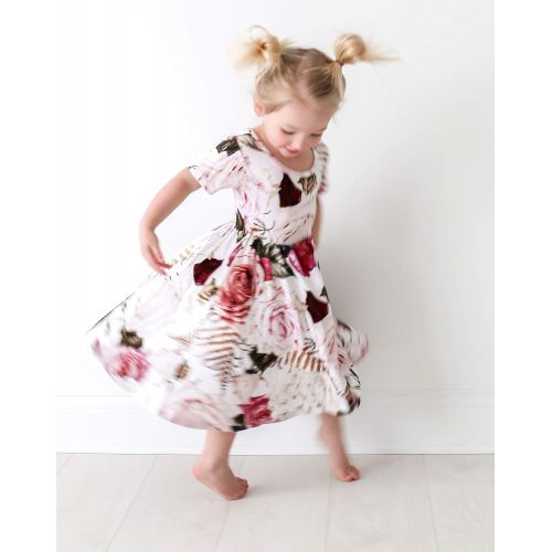  Posh Peanut Little Girls Dresses - Baby Clothes from Soft Viscose from Bamboo - Perfect Kids Summer Dress