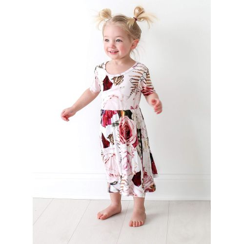  Posh Peanut Little Girls Dresses - Baby Clothes from Soft Viscose from Bamboo - Perfect Kids Summer Dress