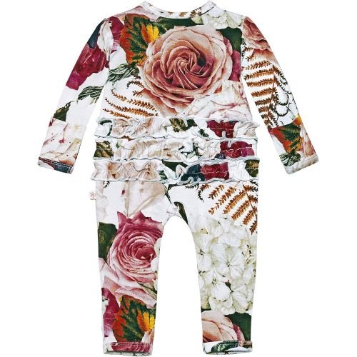  Posh Peanut Baby Rompers Pajamas - Newborn Sleepers Girl Clothes - Kids One Piece PJ - Soft Viscose from Bamboo