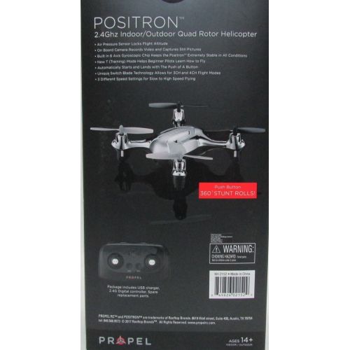  Drone Propel Positron 2.4Ghz Quad Rotor Helicopter Camera Drone 2154 Titanium