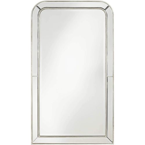  Possini Euro Design Possini Finnley Champagne 26 x 45 Frameless Wall Mirror