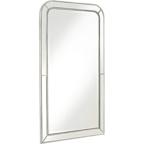  Possini Euro Design Possini Finnley Champagne 26 x 45 Frameless Wall Mirror