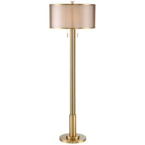  Possini Euro Granview Tall Floor Lamp with Double Shade - Possini Euro Design