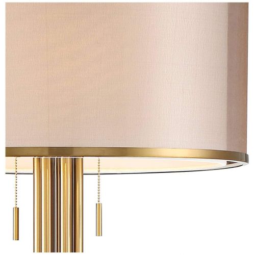  Possini Euro Granview Tall Floor Lamp with Double Shade - Possini Euro Design