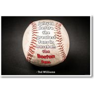 PosterEnvy I Played Before the Greatest Fans in Baseball. the Boston Fans - Ted Williams - NEW Poster