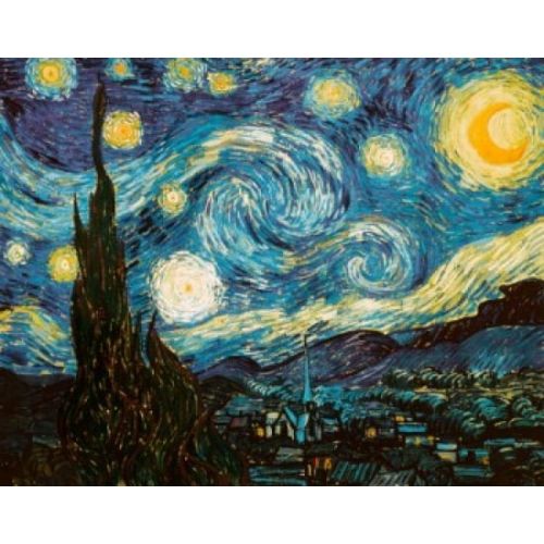  Posterazzi Starry Night 1889 Vincent van Gogh Oil on canvas Poster Print