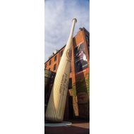 Posterazzi Giant baseball bat adorns outside Slugger Museum And Factory Louisville Kentucky USA Poster Print, (27 x 9)