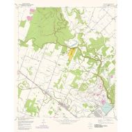 Posterazzi PDXTXBO0001SMALL Boling Texas Quad 1981 USGS Poster Print, 18 x 24, Multicolor