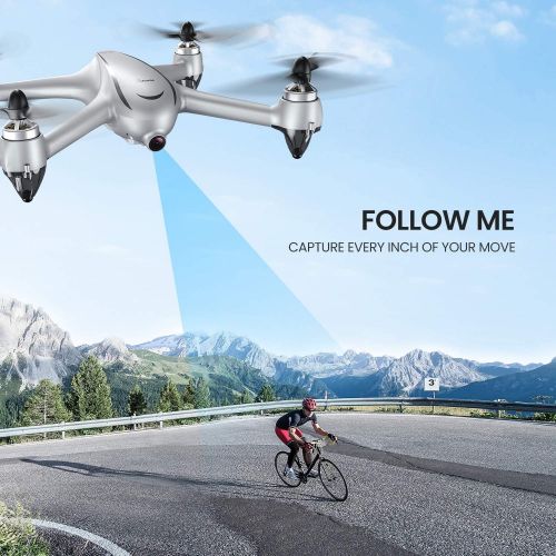  [아마존 핫딜]  [아마존핫딜]Potensic GPS FPV RC Drone, D80 with 2K HD Camera Live Video and GPS Return Home, Strong Brushless Motors, 25 mph High Speed 5.0GHz Wi-Fi Gyro Quadcopter with Free Carrying Case($60