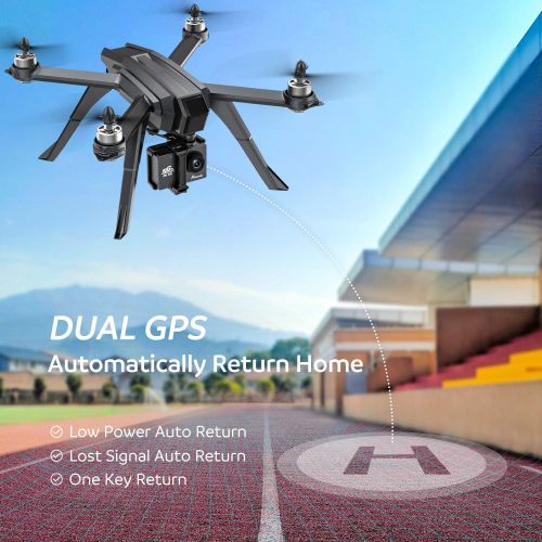  [아마존 핫딜] [아마존핫딜]Potensic D85 FPV GPS Drone with 2K HD Camera Live Video, 5G WiFi RC Quadcopter Brushless Follow Me