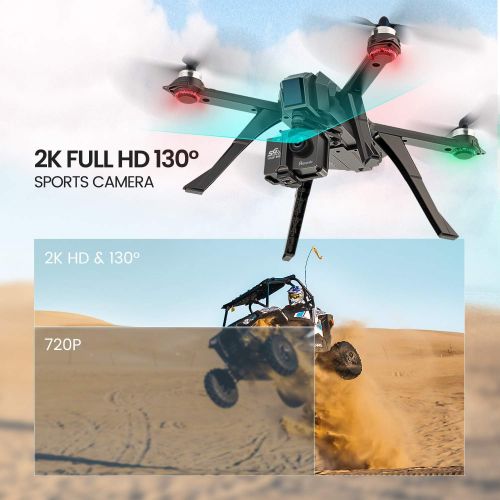  [아마존핫딜][아마존 핫딜] Potensic D85 GPS Drone with 2K FPV Camera, 5G WiFi Live Video Brushless Quadcopter with Carrying Case, 2 Batteries 40 Min, Auto Return Home, Follow Me, Selfie Drone for Adult Begin