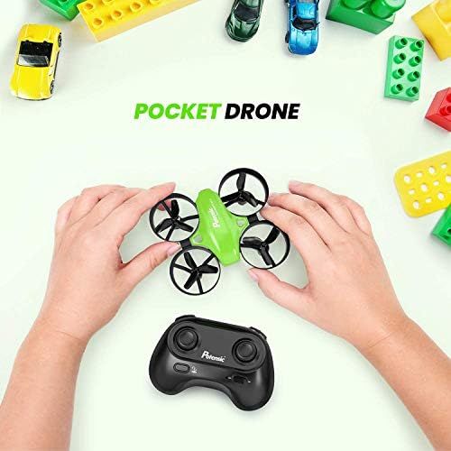  Potensic Upgraded A20 Mini Drone Easy to Fly Even to Kids and Beginners, RC Helicopter Quadcopter with Auto Hovering, Headless Mode, 3 Batteries and Remote Control, Gift Choice for