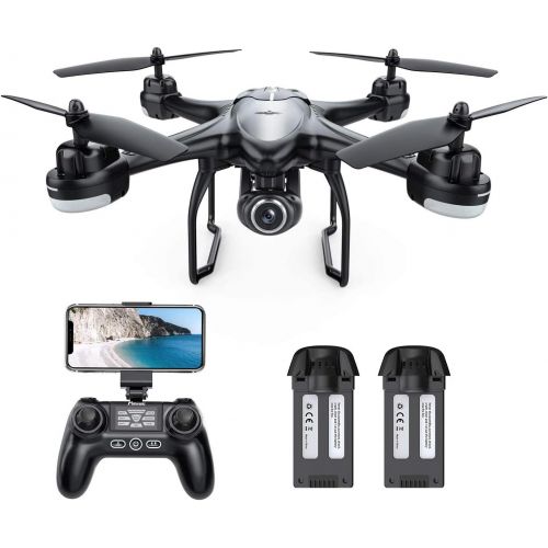  Potensic T18 GPS FPV RC Drone with Camera Live Video and GPS Return Home Quadcopter with Adjustable Wide-Angle 1080P HD WIFI Camera