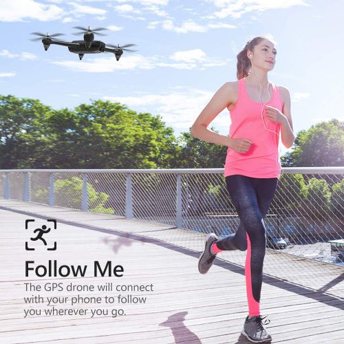  GPS FPV RC Drone, Potensic D60 Drone with 1080P Camera Live Video and GPS Return Home, RC Quadcopter for Adults with Strong Brushless Motors, Follow Me and 5G WiFi Transmission