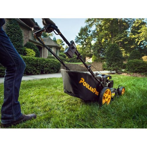  Poulan Pro PR174Y22RHPE, 22 in. 174cc Power Series 3-in-1 Walk Behind Front-Wheel-Drive Mower