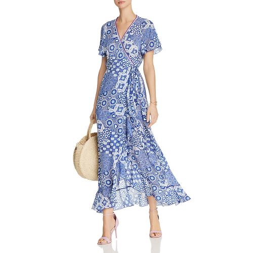  Poupette St. Barth Joe Maxi Wrap Dress