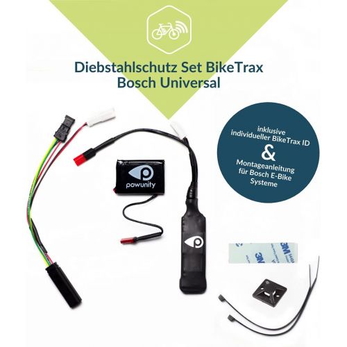  [아마존베스트]BikeTrax E-Bike GPS Tracker (Theft Alert, Live Tracking, Route Journal) for Bosch, Brose, Shimano, Motorcycle, Universal