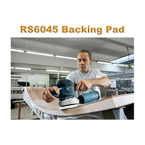  3727devs Replacement Pad for Compatible with Bosch Sander 3727DVS 3727DEVS 1250DEVS ROS65VC,6 inch Hook and Loop Sanding Backing Pad Pack of 2