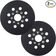 5”ROS20vs Replacement Sanding Pad Compatible with Bosch RS035, 8 Hole Hard Hook-&-Loop Sander Backing Pad Fits ROS10 ROS20VS ROS20VSC ROS20 Pack of 2 (2)