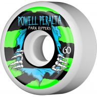 Powell-Peralta Park Ripper II White/Green/Blue Skateboard Wheels - 60mm 97a (Set of 4)