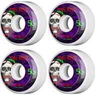 Powell-Peralta Mike McGill Skull and Snake White/Purple Skateboard Wheels - 56mm 103a (Set of 4)