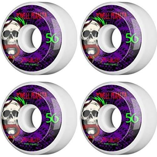  Powell-Peralta Mike McGill Skull and Snake White/Purple Skateboard Wheels - 56mm 103a (Set of 4)