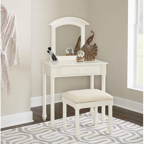  Powell Furniture 15A7048 Whitehurst Vanity White