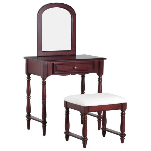  Powell Furniture 15A7033 Chadwick Vanity, Cherry