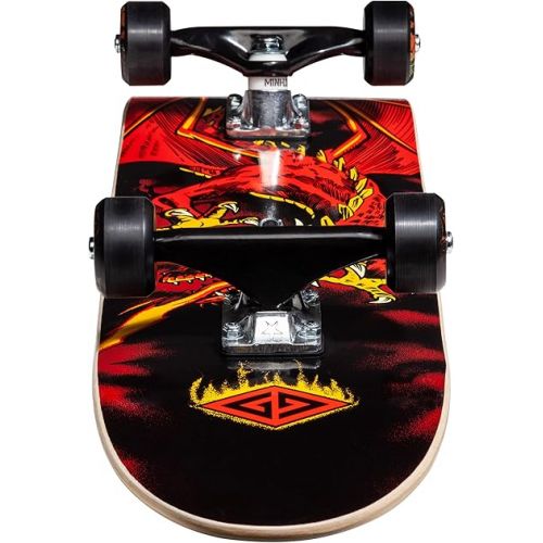  Powell Golden Dragon Complete Skateboard - Flying Dragon (7.625