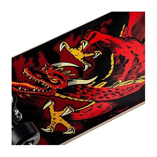  Powell Golden Dragon Complete Skateboard - Flying Dragon (7.625