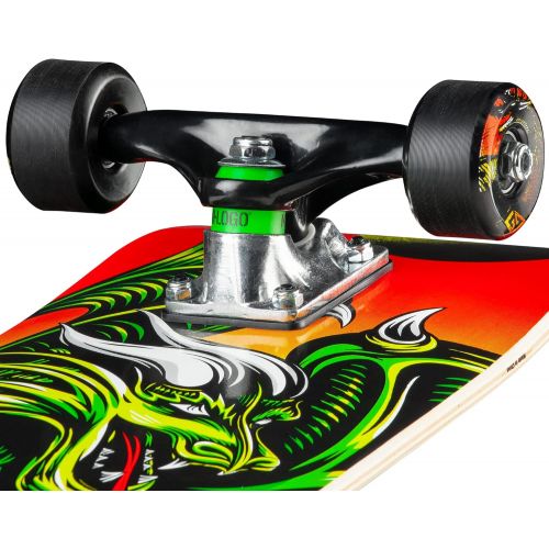  Powell-Peralta Powell Golden Dragon Knight Dragon 2 Mini Complete Skateboard 28