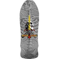 Powell Peralta Skateboard Deck Geegah Skull Sword Silver Re-Issue, Gray, (DCPMRRSSGGS)