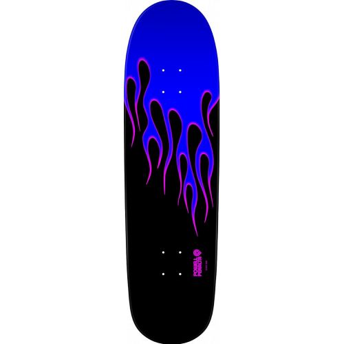  Powell Peralta Skateboard Deck Nitro Hotrod Flames Blue/Black Old School Reissue