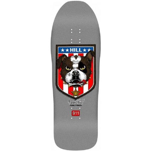  Powell Peralta Skateboard Deck Frankie Hill Bulldog Silver Old School Re-Issue