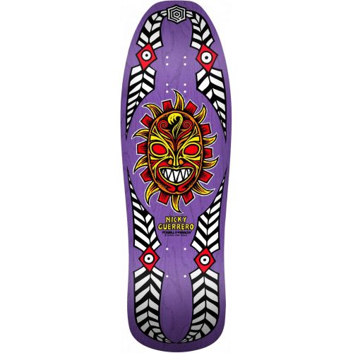  Powell Peralta Nicky Guerrero Mask Reissue Skateboard Deck Purple (10 x 31.75)