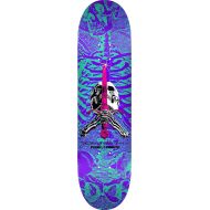 Powell Peralta Skull and Sword Skateboard Deck Turquoise/Purple (8.25 x 31.95)