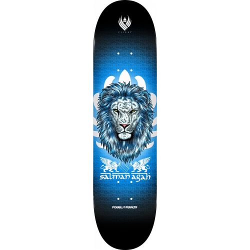  Powell Peralta Skateboard Deck Agah Lion Flight Blue 8.0 x 31.45
