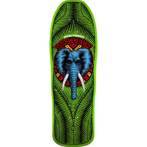  Powell Peralta Skateboard Deck Mike Vallely Elephant Lime Old School Reissue (9.85 x 30)