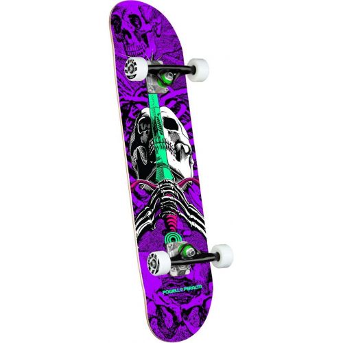  Powell Peralta Skateboard Complete Skull and Sword Purple 7.5 x 28.65 Mini (Youth)