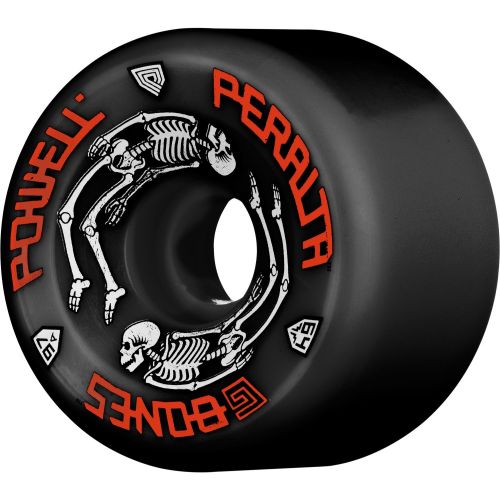  Powell-Peralta G-Bones 97A Skateboard Wheels (Black, 64mm) by Powell-Peralta