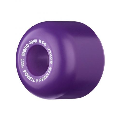  Powell-Peralta Powell Mini Cube (95a) Purple 64mm Skateboard Wheels (Set Of 4)