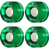 Powell-Peralta Clear Cruiser Green Skateboard Wheels - 63mm 80a (Set of 4)